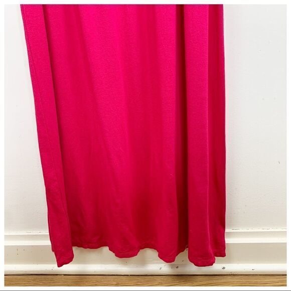 Max Studio Jersey Maxi Dress Pink/Red Sleeveless Sz M - Picture 4 of 10